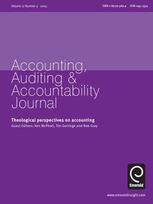cover image of Accounting, Auditing & Accountability Journal, Volume 17, Issue 3